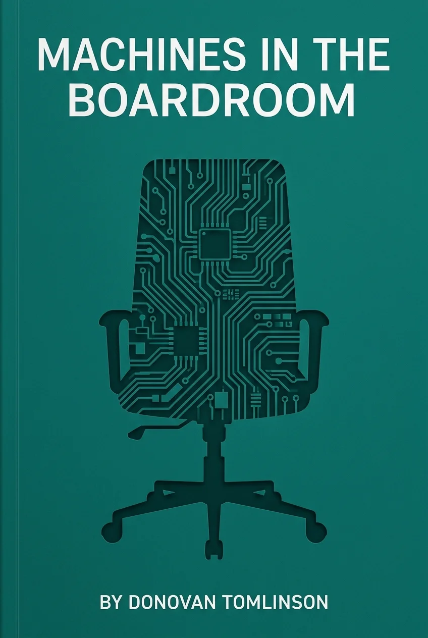 Book cover for Machines in the Boardroom by Donovan Tomlinson